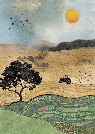 K021 Tractor Field – Bug Art